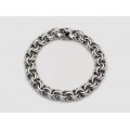 Brățară chainmaille Bismark unisex manufacturată în argint 