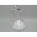 Carafă - decantor din cristal și argint | atelier Brilli Alvaro cca.1960