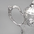 Carafă Art Nouveau - decantor din cristal și argint | Germania cca. 1900 - 1910