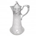 Carafă Art Nouveau - decantor din cristal și argint | Germania cca. 1900 - 1910