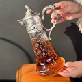 Carafă Art Nouveau - decantor din cristal și argint | Germania cca. 1900 - 1910