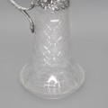 Carafă Art Nouveau - decantor din cristal și argint | Germania cca. 1900 - 1910