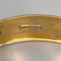 Raritate : Brățară bangle autentică Art Deco din argint aurit | atelier Theodor Fahrner  cca. 1920 - 1930