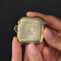 Pandant locket din argint aurit  vermeil pentru lanț de vestă | cca. 1890 - 1910