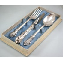 set tacamuri ONEIDA argint sterling. 1952. impecabil! in cutia originala!