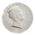 Medalie masonică din argint Carol II Regele României 1998 | 60 de ani de la instaurarea Dictaturii regale