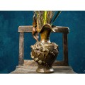 Monumentală carafă Art Nouveau atribuită artistului Charles Theodore Perron | bronz spelter patinat | cca.1900 Franța